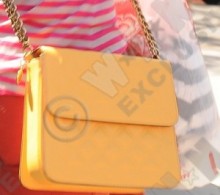 Check Out Anne Hathaway’s Post Wedding Look! And Can You ID Her Poppy Yellow Purse?